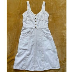 Japna White Denim Dress